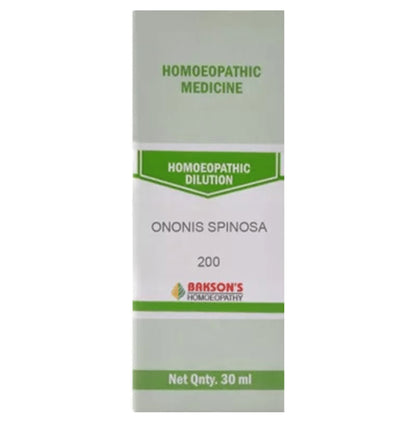 Bakson's Homeopathy Ononis Spinosa Dilution 200 - Classic Derma