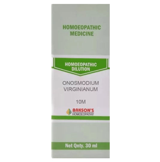 Bakson's Homeopathy Onosmodium Virginianum Dilution 10M - Classic Derma