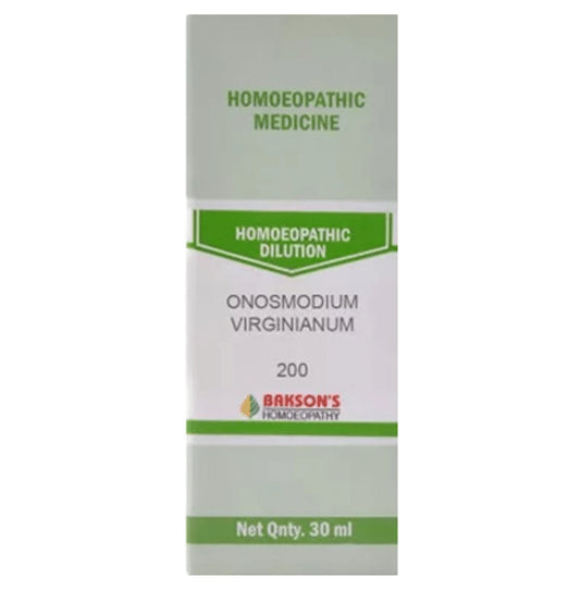 Bakson's Homeopathy Onosmodium Virginianum Dilution 200 - Classic Derma