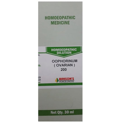 Bakson's Homeopathy Oophorinum Dilution 200 - Classic Derma