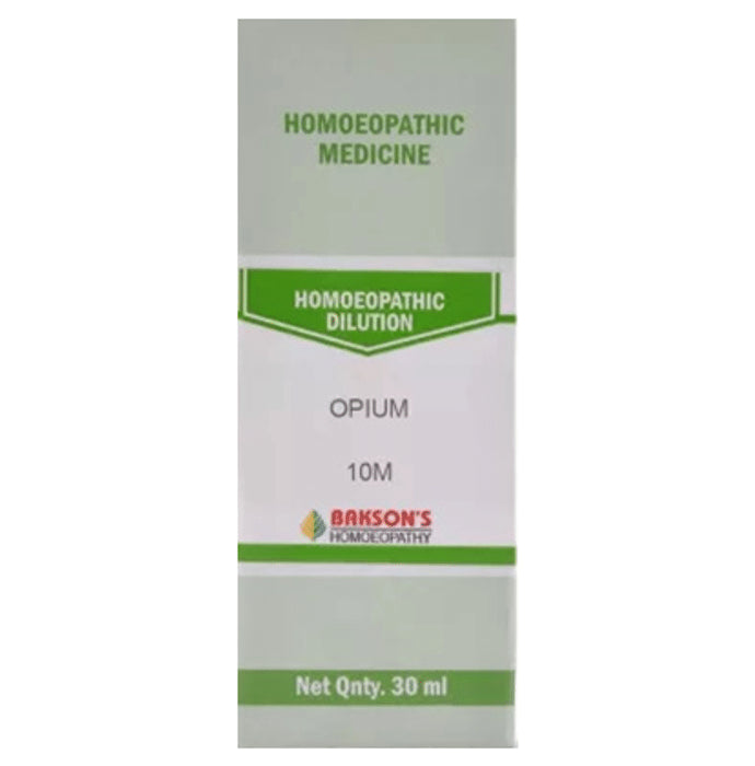 Bakson's Homeopathy Opium Dilution 10M - Classic Derma