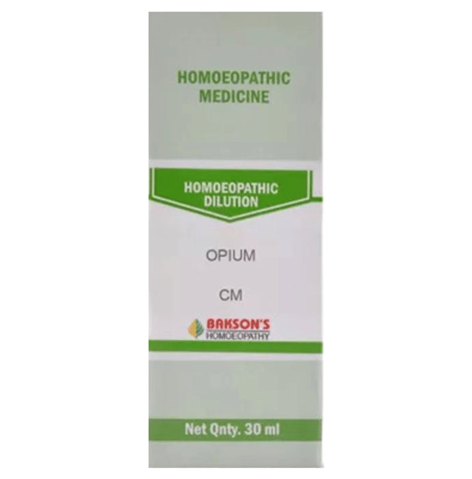 Bakson's Homeopathy Opium Dilution CM - Classic Derma