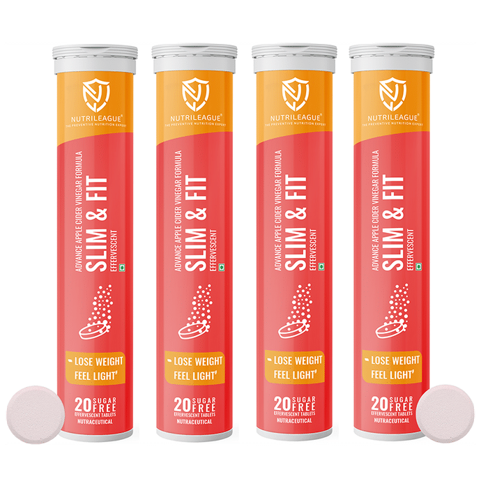 Nutrileague Slim & Fit Apple Cider Vinegar Effervescent Tablet - Classic Derma