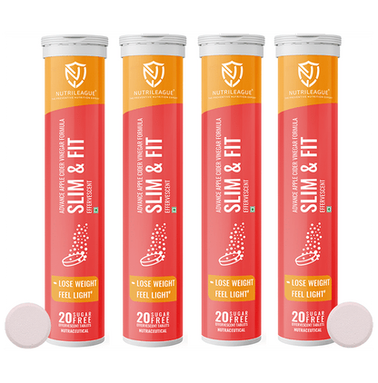 Nutrileague Slim & Fit Apple Cider Vinegar Effervescent Tablet - Classic Derma