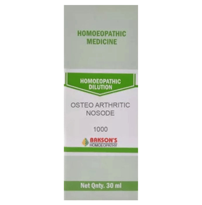 Bakson's Homeopathy Osteo Arthritic Nosode Dilution 1000 CH - Classic Derma