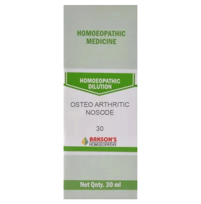 Bakson's Homeopathy Osteo Arthritic Nosode Dilution 30 - Classic Derma
