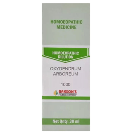 Bakson's Homeopathy Oxydendrum Arboreum Dilution 1000 CH - Classic Derma