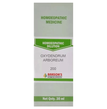 Bakson's Homeopathy Oxydendrum Arboreum Dilution 200 - Classic Derma