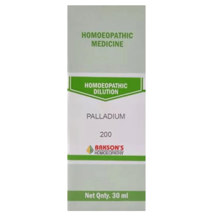 Bakson's Homeopathy Palladium Dilution 200 - Classic Derma