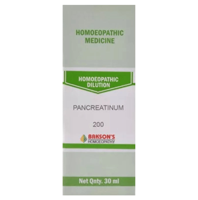 Bakson's Homeopathy Pancreatinum Dilution 200 - Classic Derma