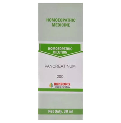 Bakson's Homeopathy Pancreatinum Dilution 200 - Classic Derma