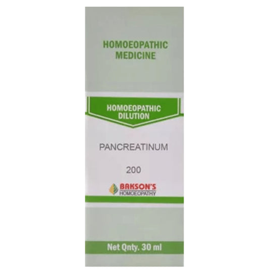 Bakson's Homeopathy Pancreatinum Dilution 200 - Classic Derma