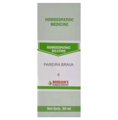 Bakson's Homeopathy Pareira Brava Dilution 6 CH - Classic Derma
