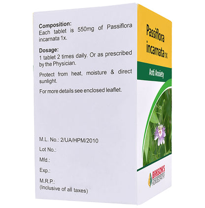 Bakson's Homeopathy Passiflora Incarnata 1X