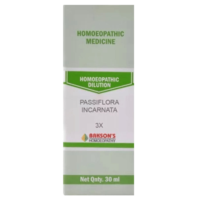 Bakson's Homeopathy Passiflora Incarnata Dilution 3X - Classic Derma