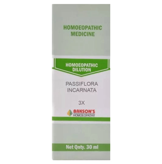 Bakson's Homeopathy Passiflora Incarnata Dilution 3X - Classic Derma