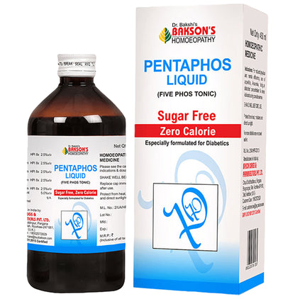 Bakson's Homeopathy Pentaphos Liquid Sugar Free