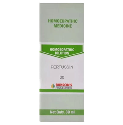 Bakson's Homeopathy Pertussin Dilution 30 - Classic Derma