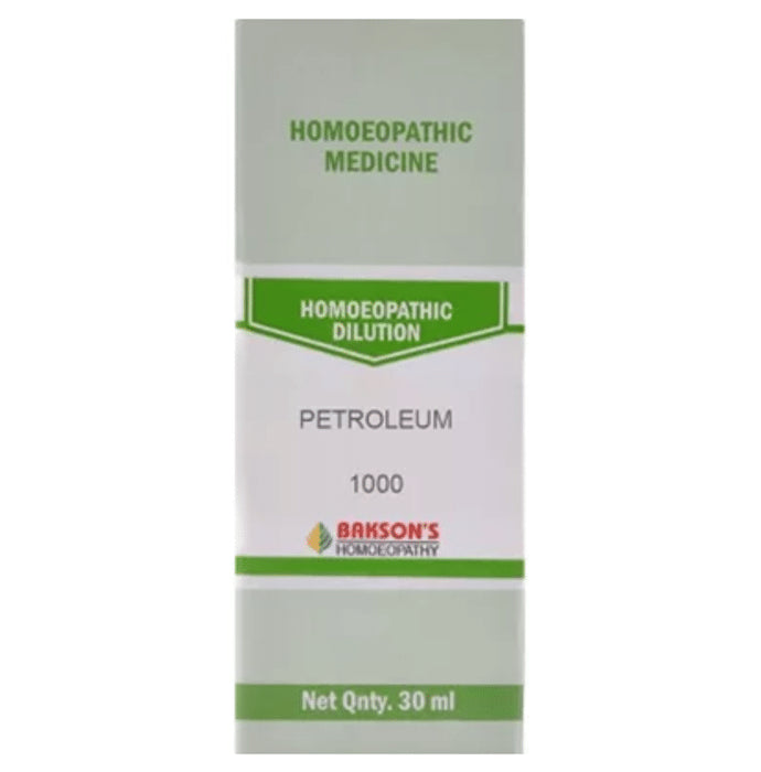 Bakson's Homeopathy Petroleum Dilution 1000 CH - Classic Derma