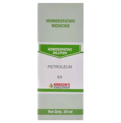 Bakson's Homeopathy Petroleum Dilution 6X - Classic Derma