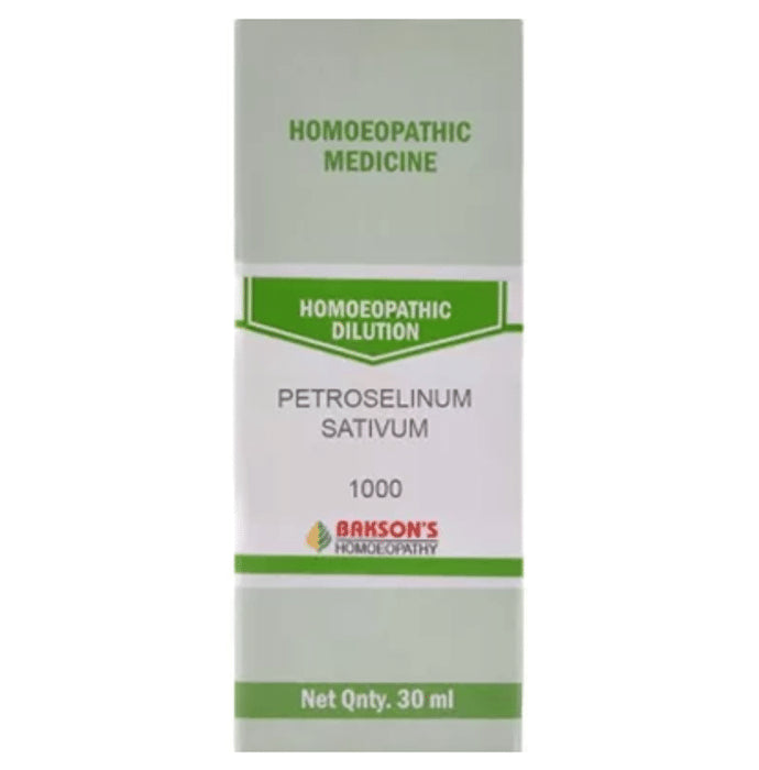 Bakson's Homeopathy Petroselinum Sativum Dilution 1000 CH - Classic Derma