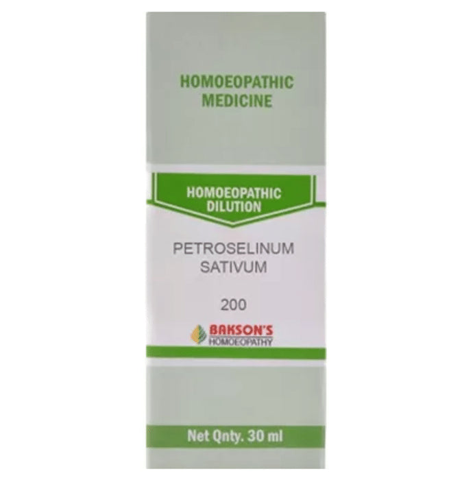 Bakson's Homeopathy Petroselinum Sativum Dilution 200 - Classic Derma