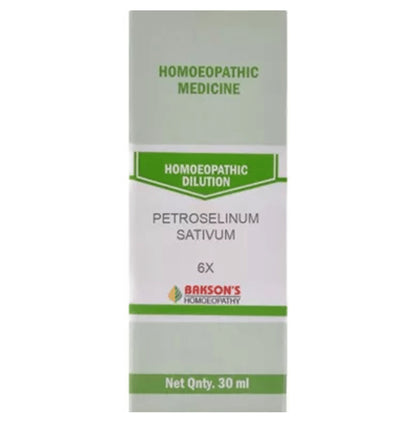 Bakson's Homeopathy Petroselinum Sativum Dilution 6X - Classic Derma