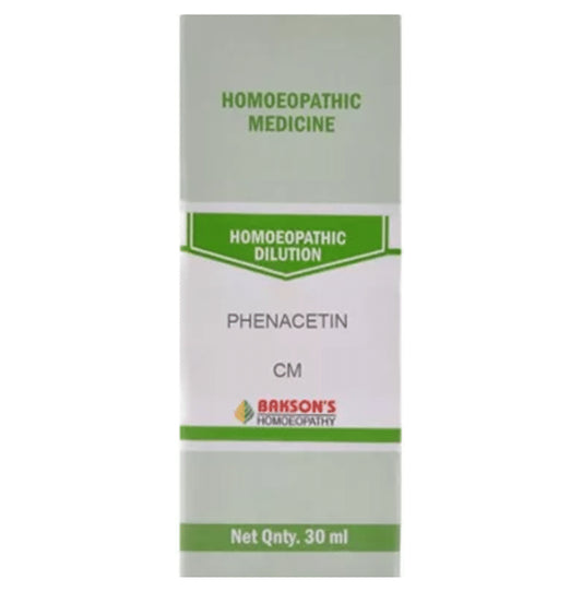 Bakson's Homeopathy Phenacetin Dilution CM - Classic Derma