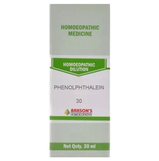 Bakson's Homeopathy Phenolphthalein Dilution 30 - Classic Derma