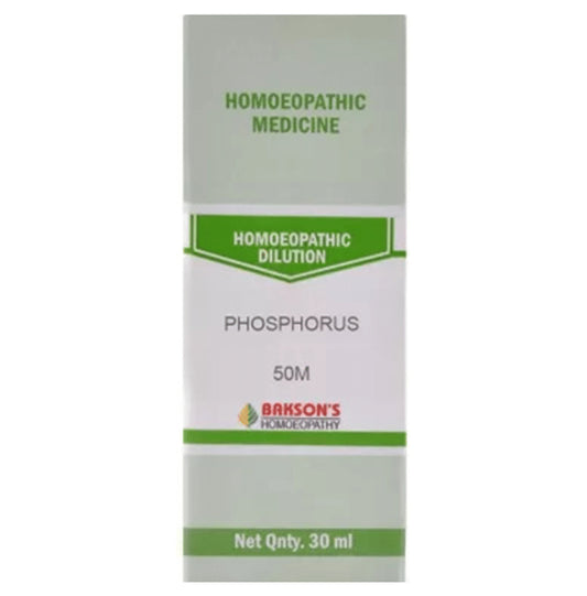 Bakson's Homeopathy Phosphorus Dilution 50M - Classic Derma