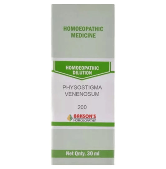 Bakson's Homeopathy Physostigma Venenosum Dilution 200 - Classic Derma