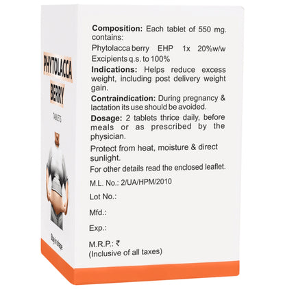 Bakson's Homeopathy Phytolacca Berry Tablet