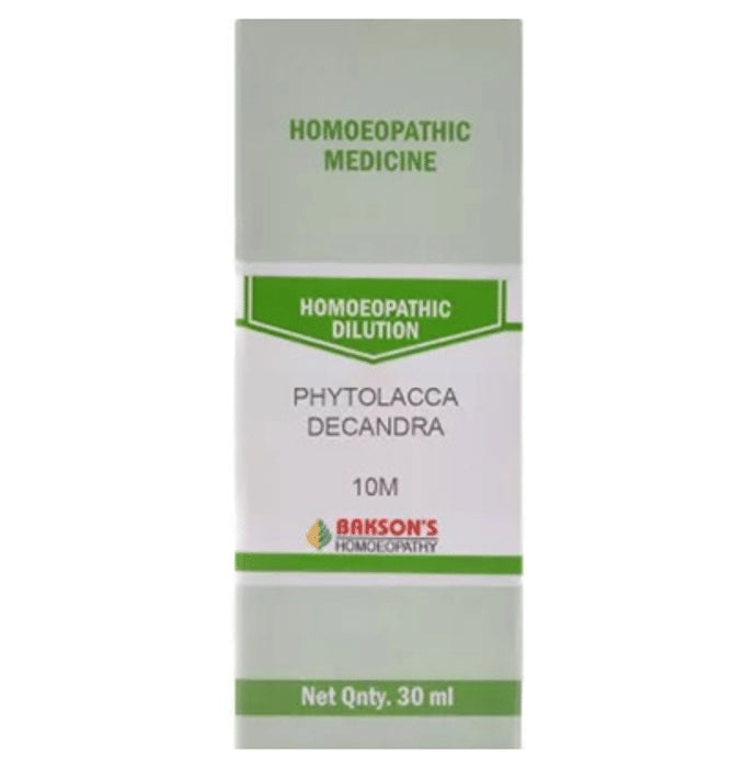 Bakson's Homeopathy Phytolacca Decandra Dilution 10M - Classic Derma