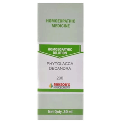 Bakson's Homeopathy Phytolacca Decandra Dilution 200 - Classic Derma