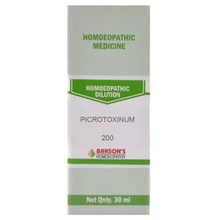 Bakson's Homeopathy Picrotoxinum Dilution 200 - Classic Derma