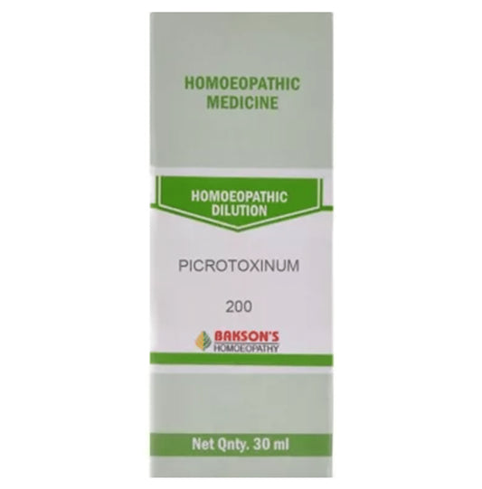 Bakson's Homeopathy Picrotoxinum Dilution 200 - Classic Derma