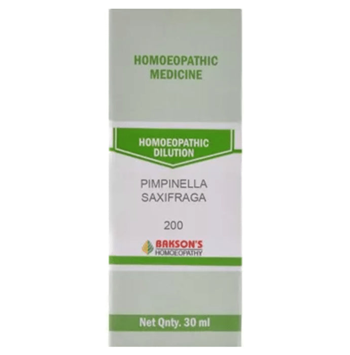 Bakson's Homeopathy Pimpinella Saxifraga Dilution 200 - Classic Derma