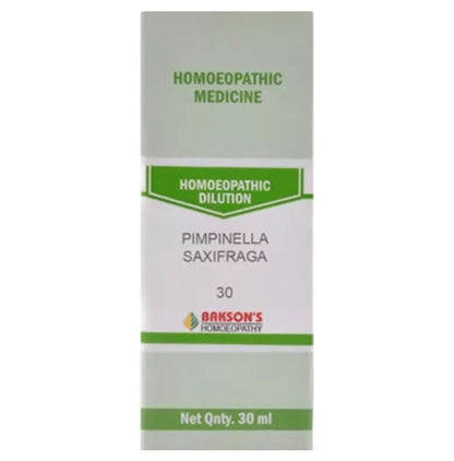 Bakson's Homeopathy Pimpinella Saxifraga Dilution 30 - Classic Derma