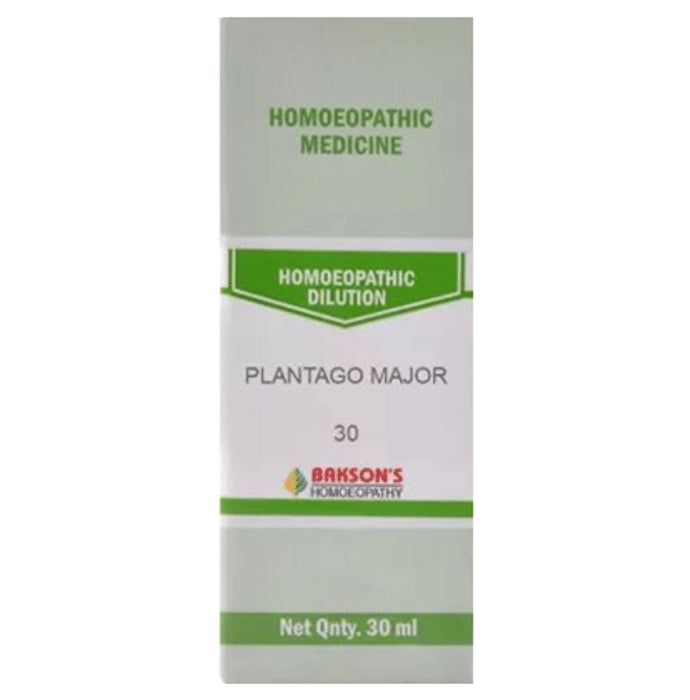Bakson's Homeopathy Plantago Major Dilution 30 - Classic Derma