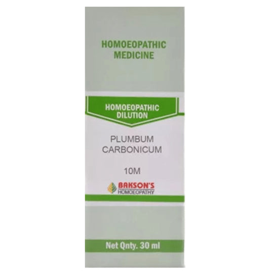 Bakson's Homeopathy Plumbum Carbonicum Dilution 10M - Classic Derma