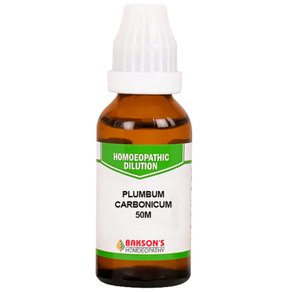 Bakson's Homeopathy Plumbum Carbonicum Dilution 50M
