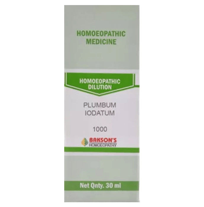 Bakson's Homeopathy Plumbum Iodatum Dilution 1000 CH - Classic Derma