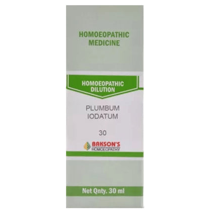 Bakson's Homeopathy Plumbum Iodatum Dilution 30 - Classic Derma