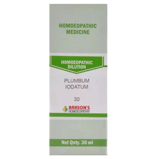 Bakson's Homeopathy Plumbum Iodatum Dilution 30 - Classic Derma