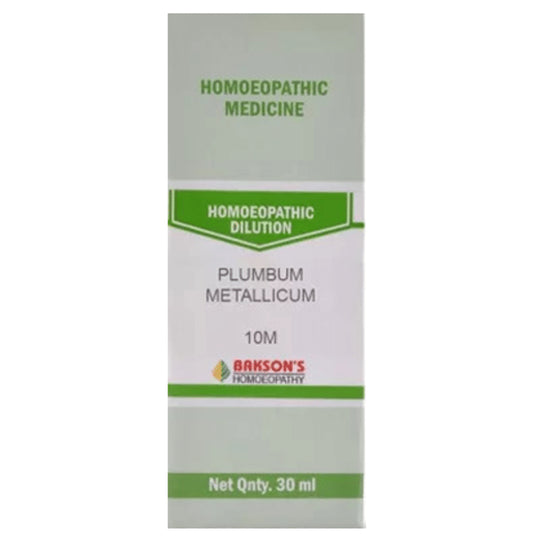 Bakson's Homeopathy Plumbum Metallicum Dilution 10M - Classic Derma