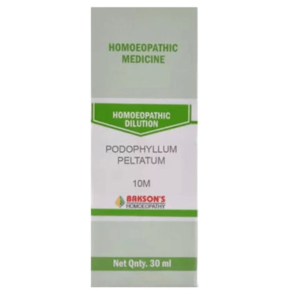 Bakson's Homeopathy Podophyllum Peltatum Dilution 10M - Classic Derma