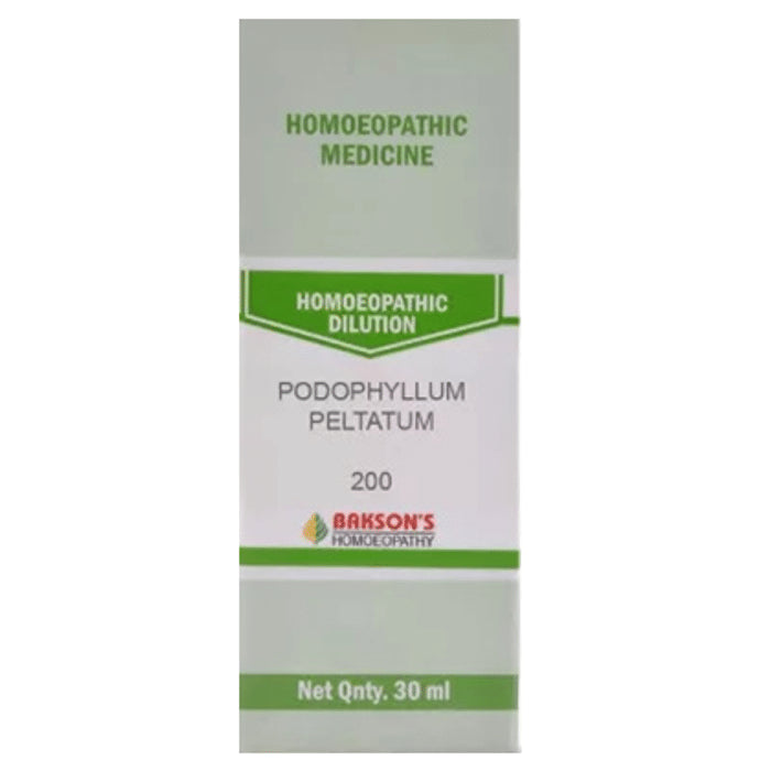 Bakson's Homeopathy Podophyllum Peltatum Dilution 200 - Classic Derma