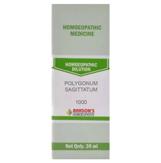 Bakson's Homeopathy Polygonum Sagittatum Dilution 1000 CH - Classic Derma