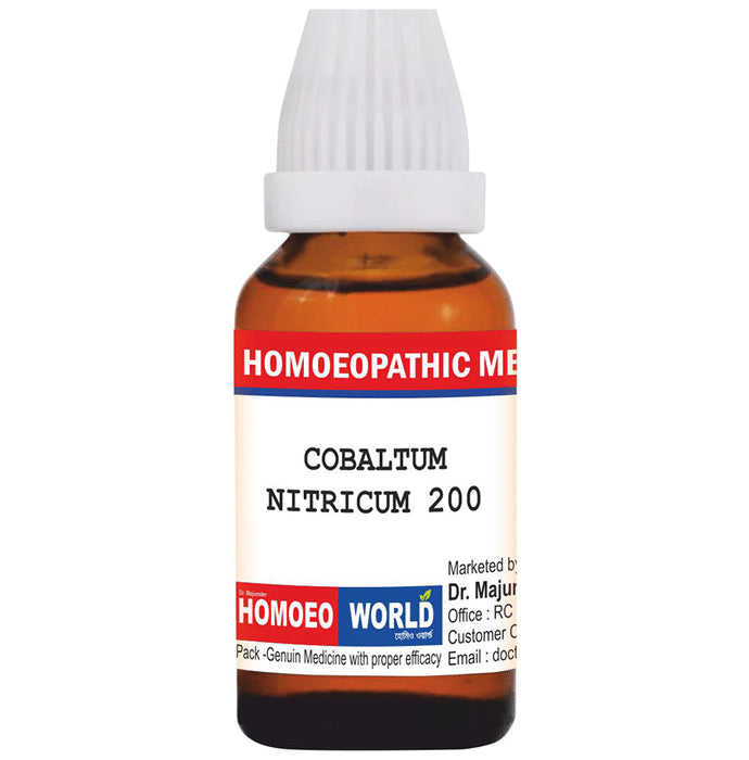 Dr. Majumder Homeo World Cobaltum Nitricum Dilution(30ml Each) 200 CH - Classic Derma