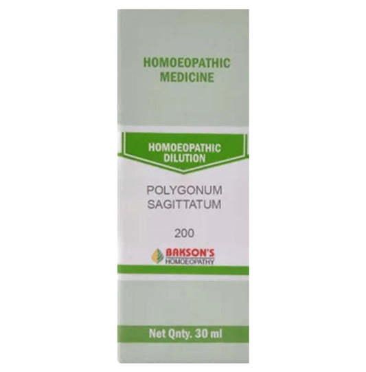 Bakson's Homeopathy Polygonum Sagittatum Dilution 200 - Classic Derma